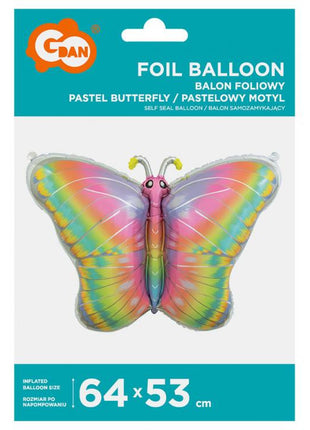 Butterfly, Pillangó fólia lufi 45 cm