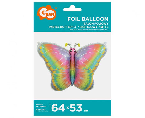 Butterfly, Pillangó fólia lufi 45 cm