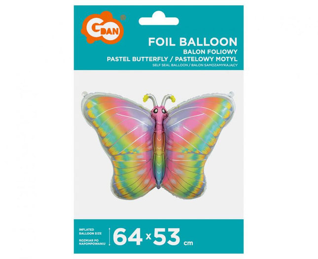 Butterfly, Pillangó fólia lufi 45 cm