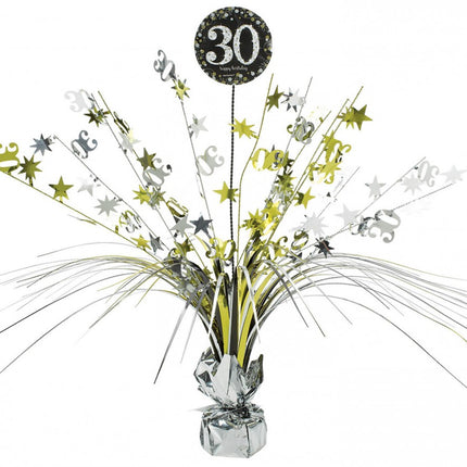 Happy Birthday Gold 30 asztaldísz 45,7 cm