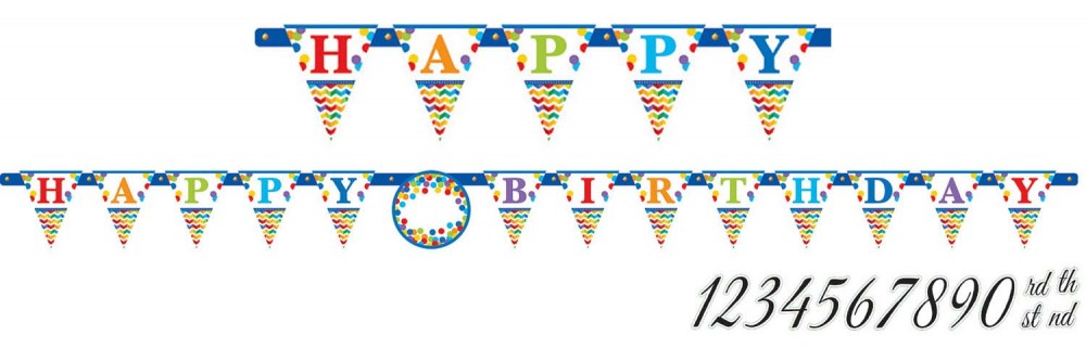 Happy Birthday óriás felirat 3,2 m