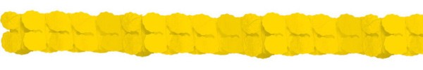 Sunshine Yellow, Sárga papír girland 365 cm