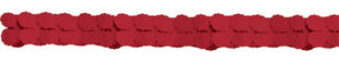 Apple Red, Piros papír girland 365 cm