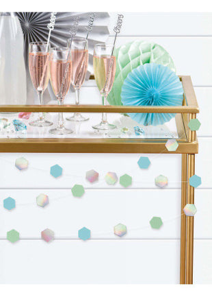 Shimmering Party mini girland 213 cm 6 db-os