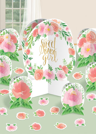 Floral Baby asztali dekoráció szett