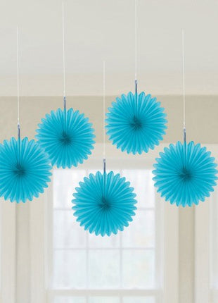 Caribbean Blue, Kék mini függő dekoráció 5 db-os szett