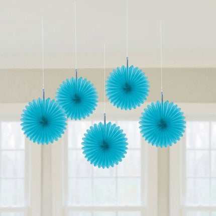 Caribbean Blue, Kék mini függő dekoráció 5 db-os szett