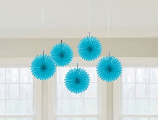 Caribbean Blue, Kék mini függő dekoráció 5 db-os szett