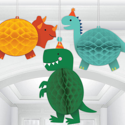 Dinoszaurusz Lampion 3 db-os