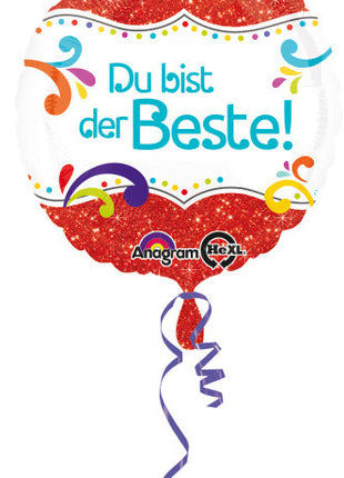 Du bist der Beste fólia lufi 43 cm