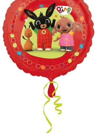Bing Red fólia lufi 43 cm