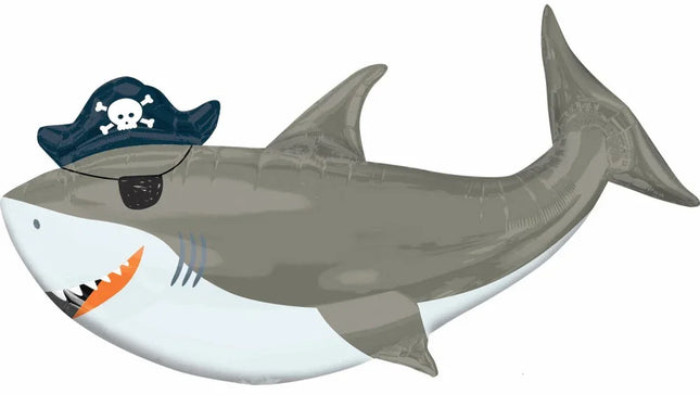 Ahoy Birthday Shark, Cápa fólia lufi 104 cm