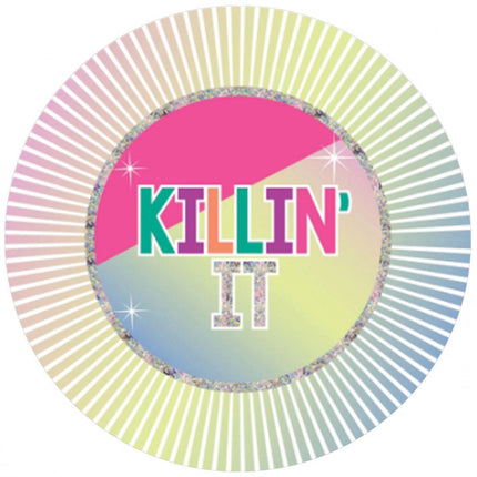 Színes Young And Fab Kitűző