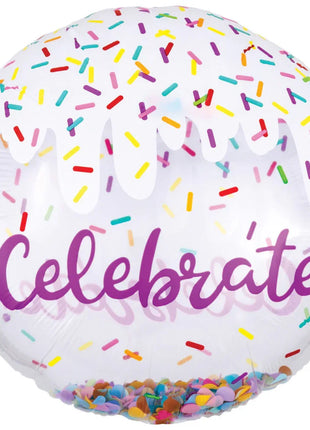 Celebrate, Ünnepel Fólia lufi konfettivel 71 cm