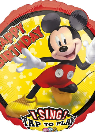 Disney Mickey Fun Zenélő Fólia lufi 71 cm