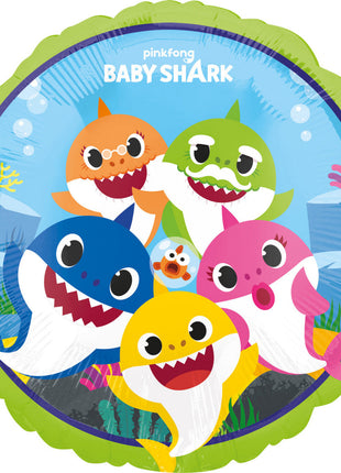 Baby Shark Music fólia lufi 43 cm