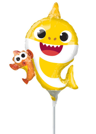 Baby Shark Yellow mini fólia lufi (WP)