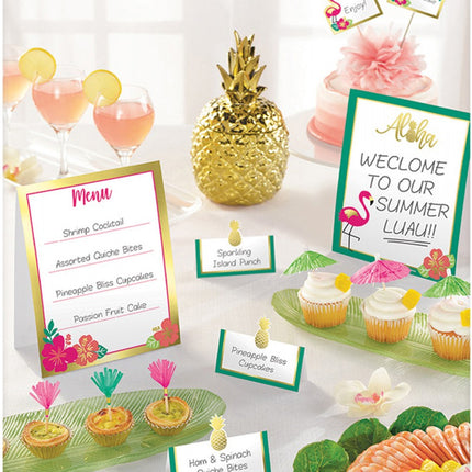 Aloha asztali dekoráció szett 12 db-os