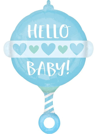 Baby Boy Rattle fólia lufi 60 cm