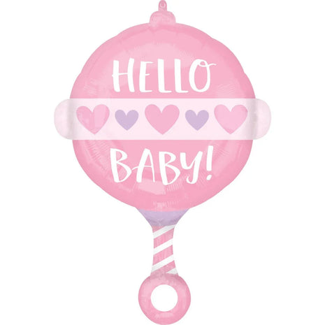 Baby Girl fólia lufi 60 cm