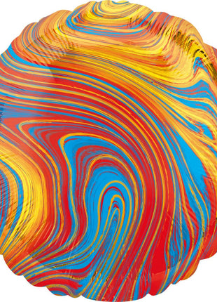 Colorful Circle, Színes Fólia lufi 43 cm