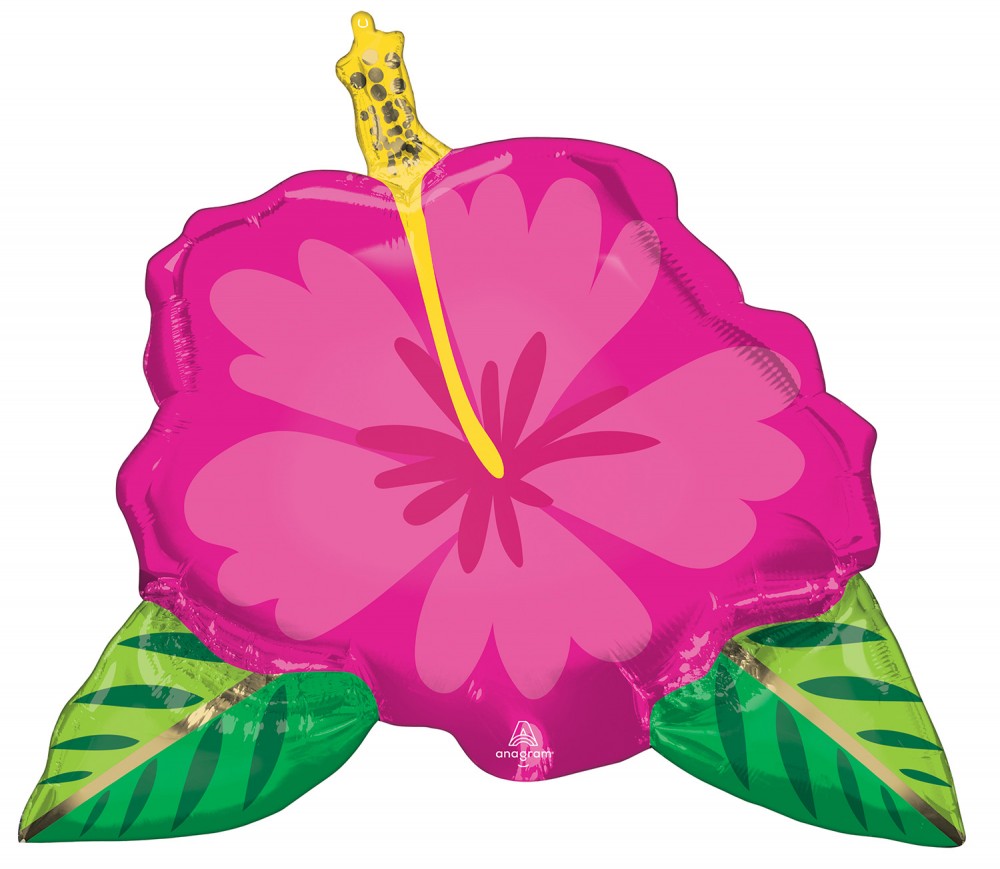 Hibiszkusz fólia lufi 68 cm