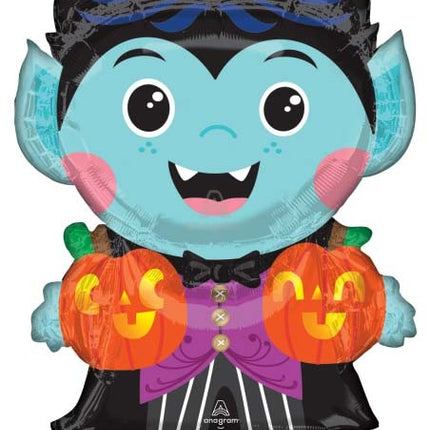 Halloween Vámpír fólia lufi 76 cm