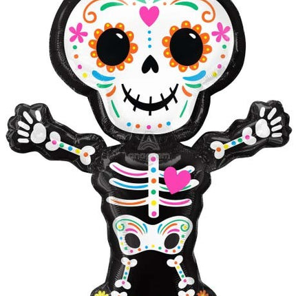 Halloween Day of the Dead fólia lufi 86 cm