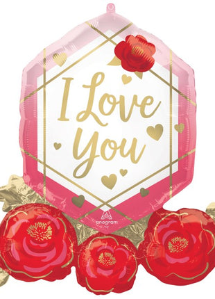 Love You fólia lufi 76 cm