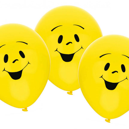 Sunny Smile léggömb, lufi 6 db-os 9 inch (22,8cm)