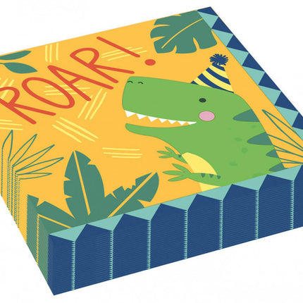 Dinoszaurusz Dino-Mate szalvéta 16 db-os 33x33 cm