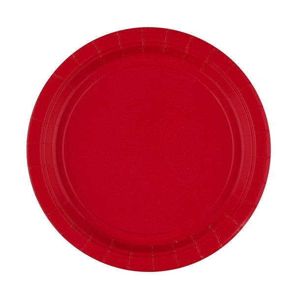 Piros Apple Red papírtányér 8 db-os 23 cm