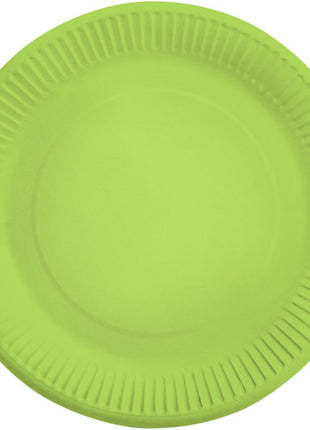 Zöld Kiwi papírtányér 8 db-os 23 cm