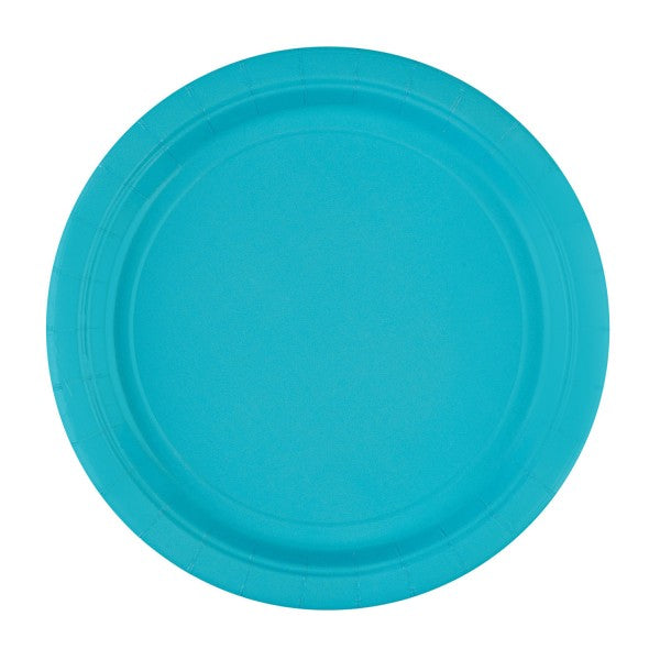 Kék Caribbean papírtányér 8 db-os 23 cm