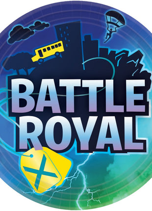 Battle Royal Storm papírtányér 8 db-os 22,8 cm