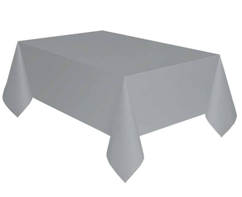 Silver, Ezüst papír asztalterítő 137x274 cm