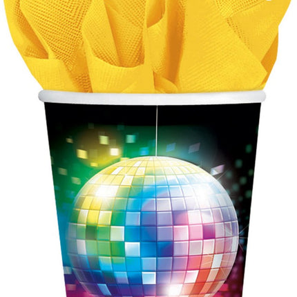 Disco Fever papír pohár 8 db-os 250 ml