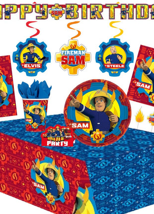 Sam a tűzoltó party szett 64 db-os