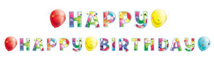 Lufis Happy Birthday felirat 174 cm