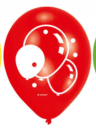Lufis Multicolor léggömb, lufi 6 db-os 9 inch (22,8cm)