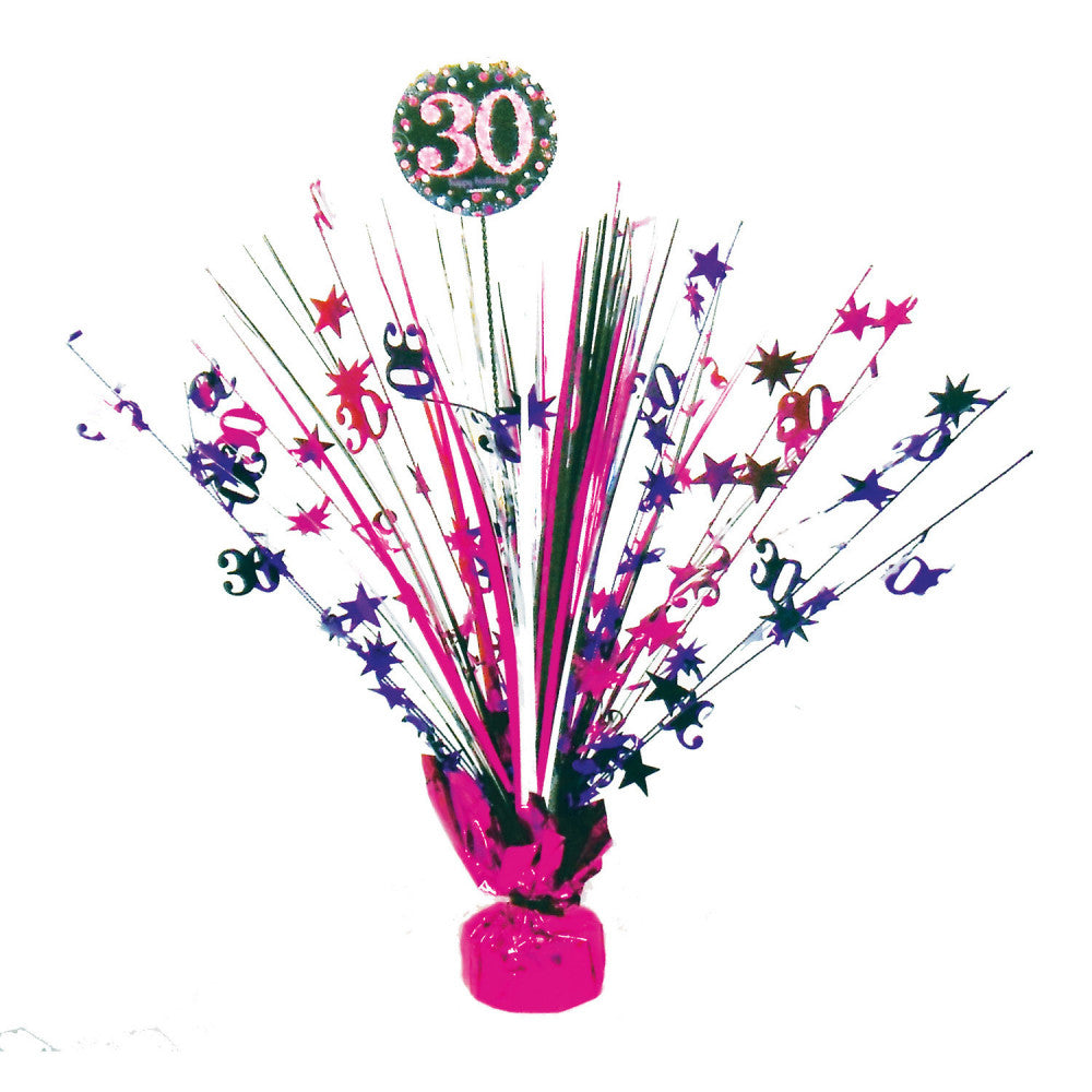 Happy Birthday Pink 30 asztaldísz 45,7 cm