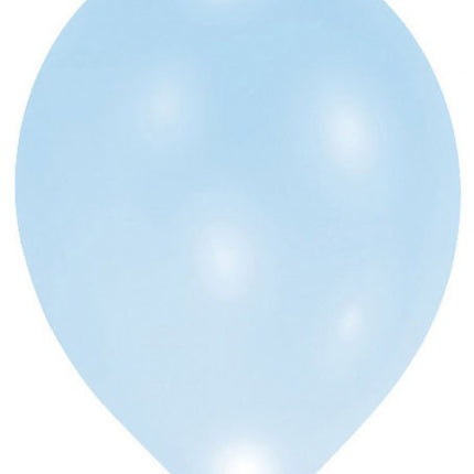Világító LED Blue léggömb, lufi 5 db-os 11 inch (27,5 cm)