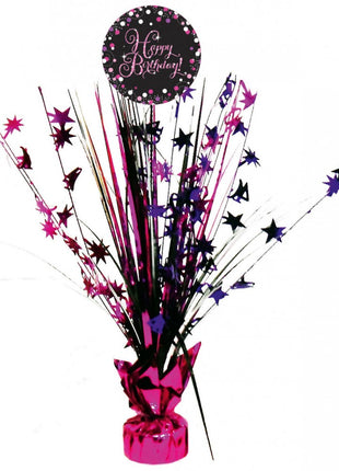 Happy Birthday Pink asztaldísz 45,7 cm