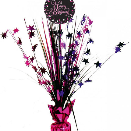 Happy Birthday Pink asztaldísz 45,7 cm