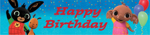 Bing Red Hologrammos Happy Birthday felirat 270 cm