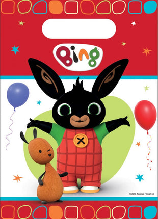 Bing Red ajándéktasak, ajándékzacskó 8 db-os