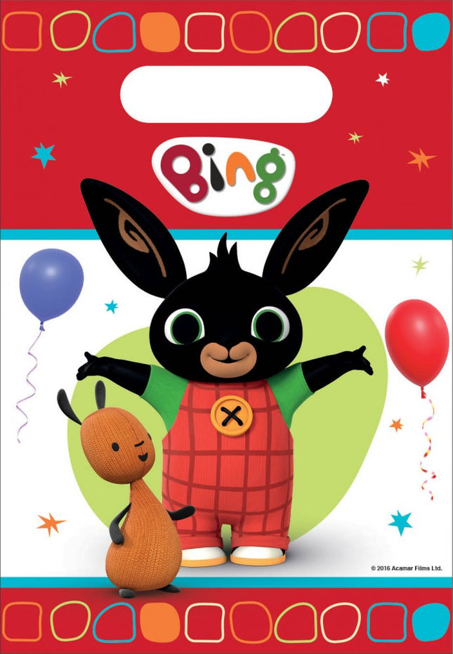 Bing Red ajándéktasak, ajándékzacskó 8 db-os