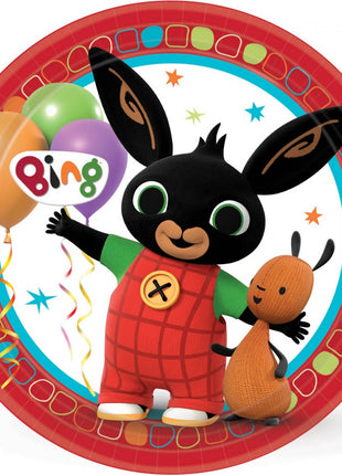 Bing Red papírtányér 8 db-os 23 cm