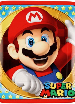 Super Mario Mushroom World papírtányér 8 db-os 23 cm