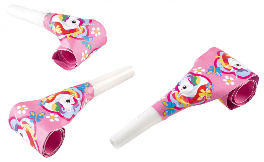 Unikornis Pink anyósnyelv trombita 8 db-os